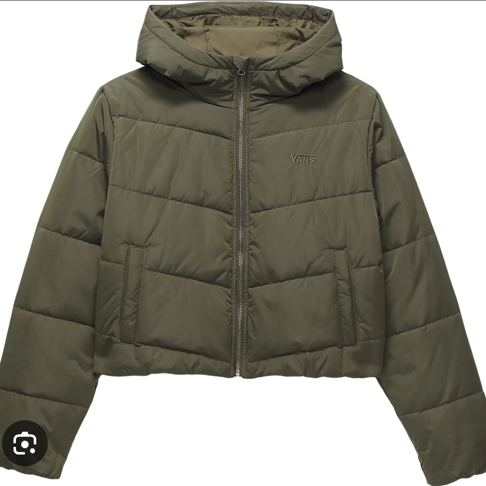 Vans Olive Green Puffer Jacket
